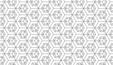 Geometrik desen kusursuz. Web arkaplanı veya kağıt baskı için modaya uygun tasarım vektör arka planı. Döşeme dokusu.