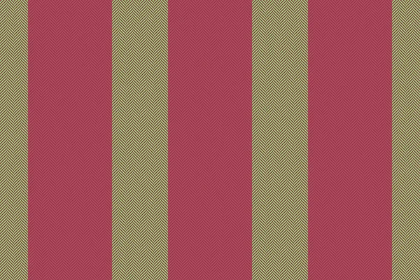 シームレスに線を引く 繊維縦の背景 赤と緑の生地パターンテクスチャベクトル — ストックベクタ