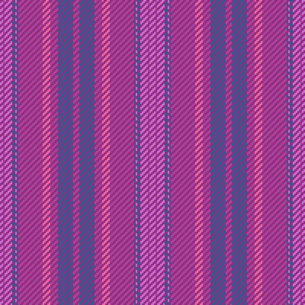 Texturmuster Textil Nahtloser Hintergrund Aus Stoff Vektorstreifenlinien Vertikal Rosa Und — Stockvektor