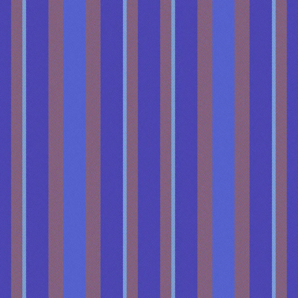 Naadloze Lijnen Vector Textiel Textuur Verticale Achtergrond Patroon Streep Blauw — Stockvector