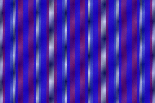 Textielvector Stof Patroon Textuur Lijnen Achtergrond Naadloze Verticale Streep Blauwe — Stockvector