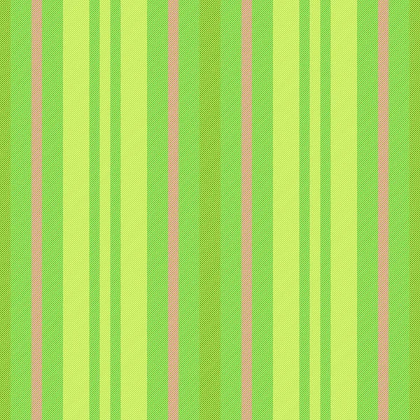 Textile Textillinien Textur Vertikaler Streifen Nahtloser Mustervektorhintergrund Grünen Und Rosa — Stockvektor