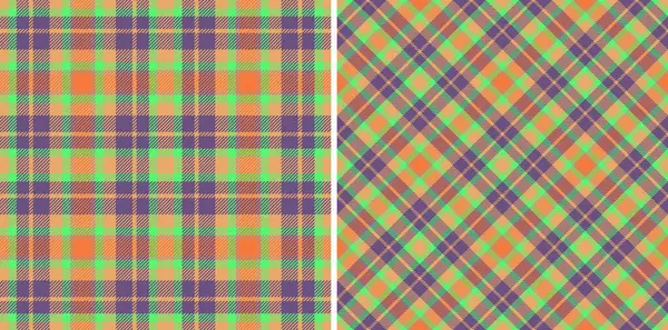 stock vector Fabric seamless vector. Check pattern texture. Background tartan plaid textile in set.