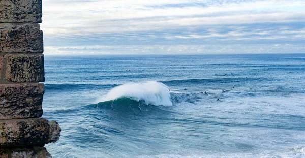 Costa Portugal Mejor Lugar Para Relajarse Grandes Olas Océano Atlántico —  Fotos de Stock