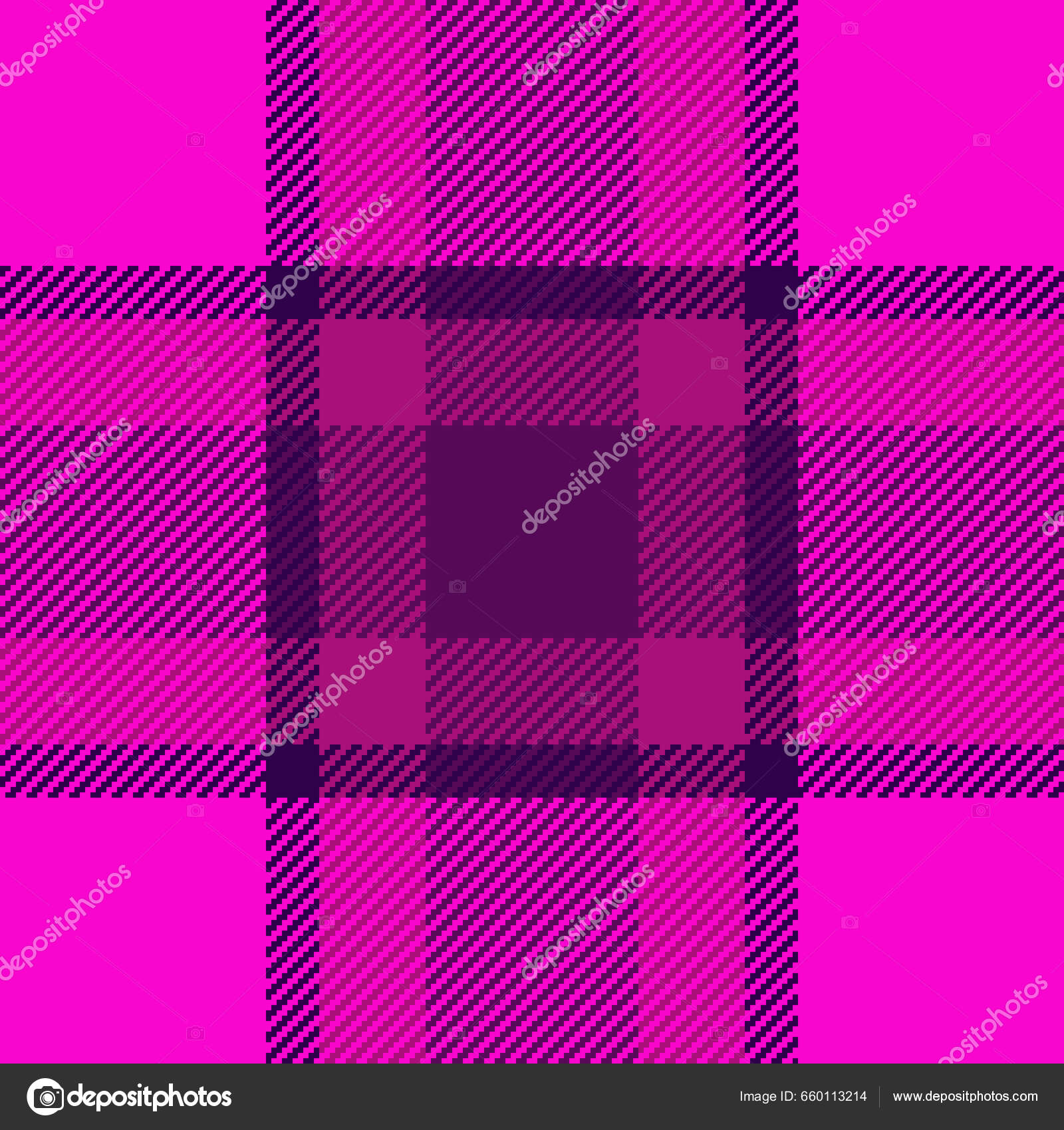 Black and pink tartan plaid seamless pattern Vector Image