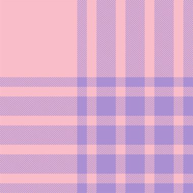 Ekose kontrol deseni pembe. Kusursuz kumaş dokusu. Tartan tekstil baskı tasarımı.