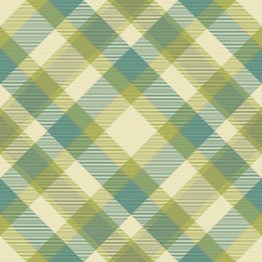 Kusursuz desenli ekoseli arka plan tekstil kumaşı. Açık renk ve limon renklerinde tartan vektör dokusu kontrollü..