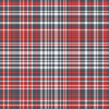 Desen desenli ekose kumaşın vektör tartan arkaplanı. Pastel ve beyaz renklerde kusursuz kumaş tekstili..