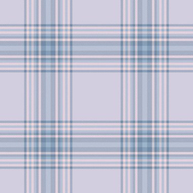 Tartan desenli ekoseli tekstil, beyaz ve cyan renklerinde kumaş taşıyıcısı..
