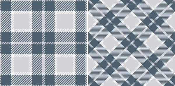 Fabric Texture Check Textile Background Pattern Vector Seamless Plaid Tartan — Stock Vector