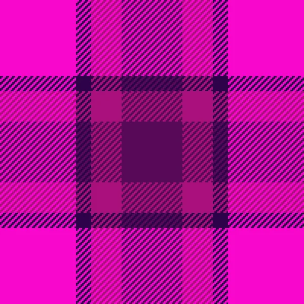 Background Texture Fabric Textile Pattern Seamless Tartan Plaid Check Vector — Stock Vector