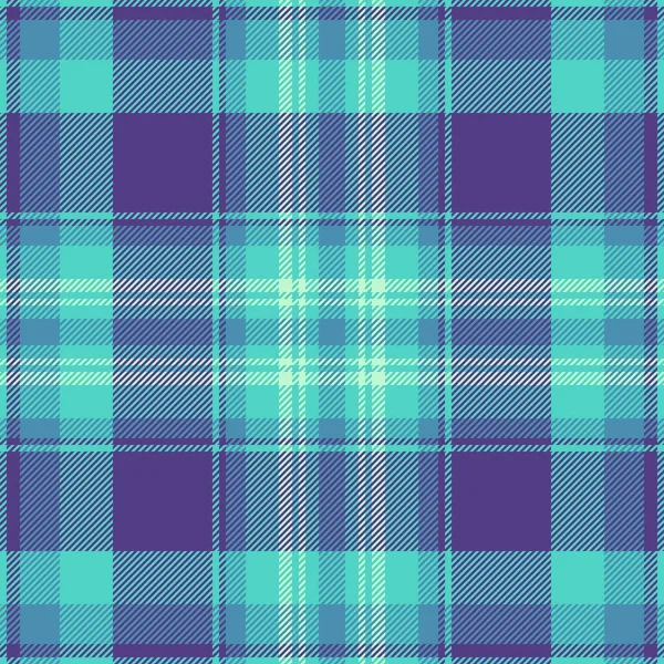 Fabric Plaid Vector Check Background Pattern Seamless Texture Textile Tartan — Stock Vector