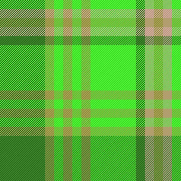 Plaid Pattern Tartan Background Fabric Texture Vector Textile Seamless Check — Stock Vector