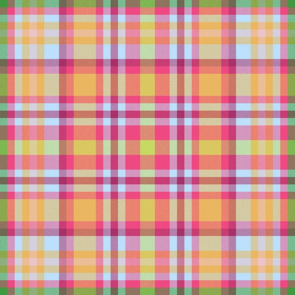 Pattern Vector Texture Check Tartan Seamless Fabric Textile Background Plaid — Stock Vector