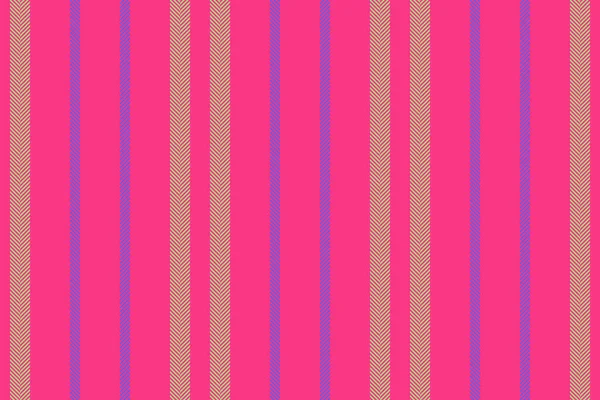 背景条纹织物线矢量织物 纹理垂直图案 粉色和绿色无缝 — 图库矢量图片