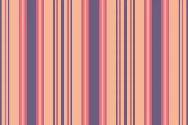 图案线背景矢量无缝纺织品 条纹纹理织物 垂直红色和橙色 — 图库矢量图片