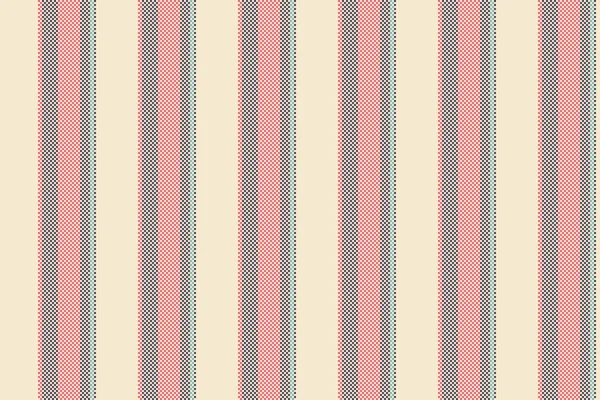 Tissu Fond Rayé Textile Texture Vectorielle Avec Motif Lignes Verticales — Image vectorielle
