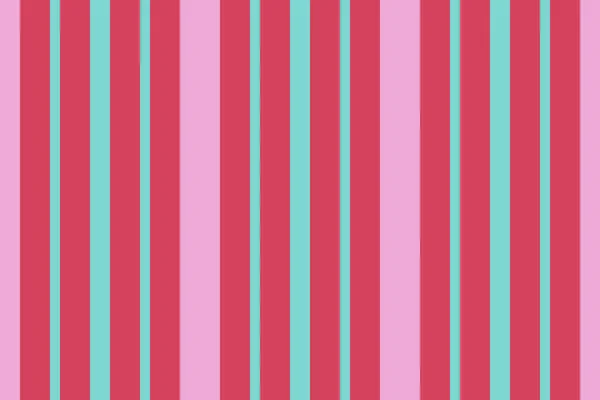 赤とシアンの色でパターン垂直ストライプ生地と背景線のテクスチャの繊維シームレスベクトル — ストックベクタ