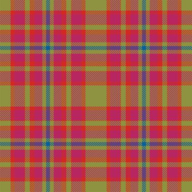 Kırmızılı ekose desenli. Kumaş dokusunu kontrol et. Vektör tekstil baskı tasarımı.