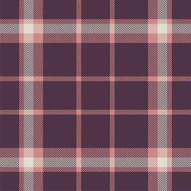 Ekose kontrol deseni pembe. Kusursuz kumaş dokusu. Tartan tekstil baskı tasarımı.