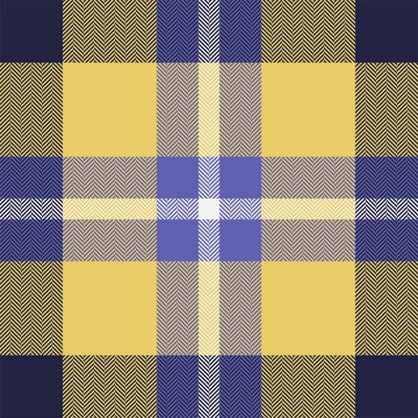 Plaid Check Pattern Bezešvé Tkaniny Textury Tartanový Potisk — Stockový vektor
