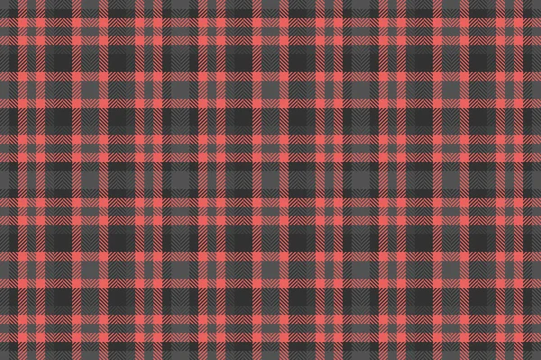 Fabric Seamless Check Background Plaid Texture Textile Tartan Pattern Vector — Stock Vector