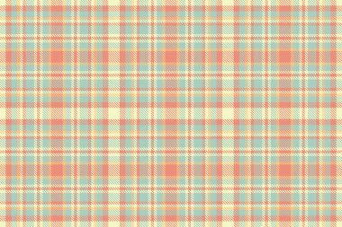 Ekose kumaş dikişsiz desenli ve kırmızı renklerde tekstil kontrol vektörünün desen arkaplan tartanı.