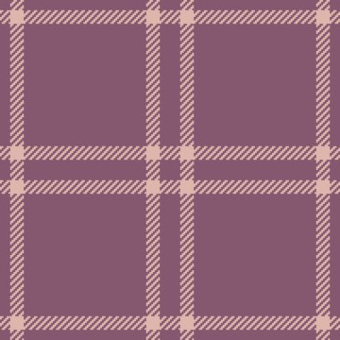 Pembe ve açık renkli kumaş desen kontrollü vektör arkaplan ekoseli Tartan kusursuz tekstil.