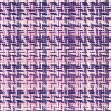 Aydınlık ve çivit renkli ekose kumaşlı vektör desenli kumaşın arkaplan dokusu kontrolü.