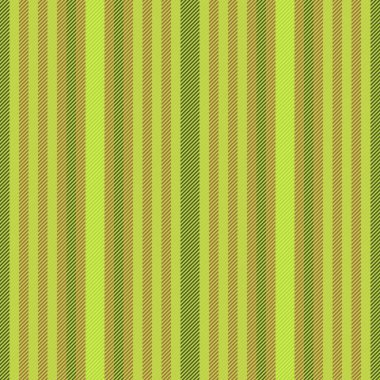 Arka plan kumaş şeridinin dikey vektör tekstili, kireç ve kırmızı renklerde düz çizgi desenli..