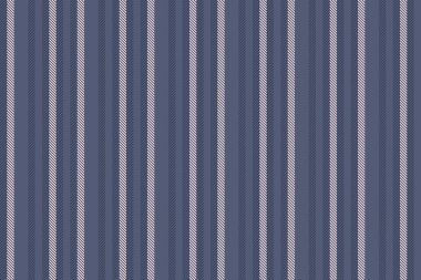 Desenli tekstil dikey doku vektör arkaplanı Pastel ve mavi renklerde dikişsiz kumaş çizgileri çizgisi.