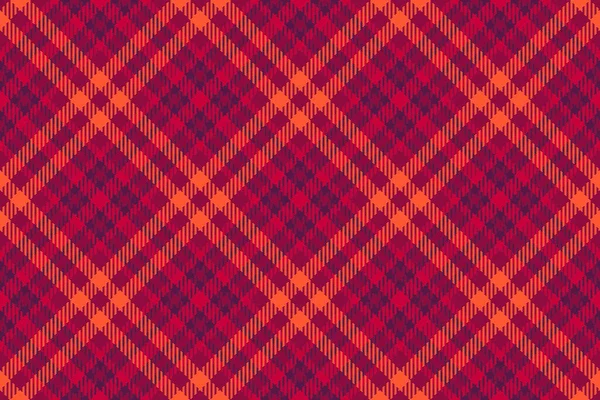 Texture Pattern Plaid Fabric Vector Seamless Background Tartan Textile Check — Stock Vector