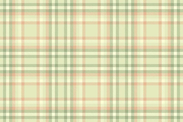 Fabric Check Tartan Texture Textile Plaid Seamless Pattern Background Vector — Stock Vector