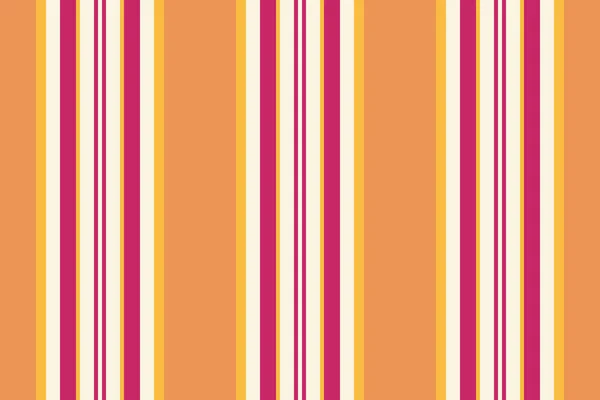 コーンシルクとピンクの色で垂直テクスチャファブリックストライプとシームレスパターン繊維のベクトル背景ライン — ストックベクタ