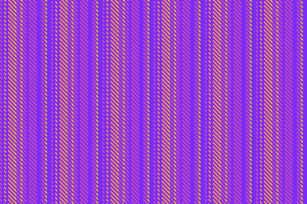 具有紫色和紫色无缝垂直背景线的面料条纹纹理矢量纺织品图案 — 图库矢量图片