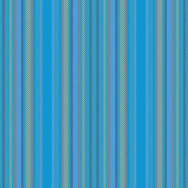 シアンとオレンジの質感の背景垂直パターンを持つファブリックストライプ繊維のベクトルラインシームレス — ストックベクタ
