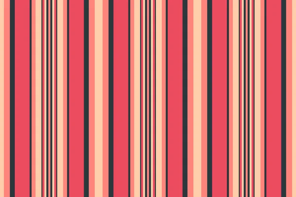 线条纹背景纹理矢量织物与图案无缝纺织品垂直红色和深色 — 图库矢量图片