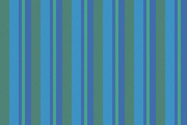 青と緑の色でテクスチャパターンベクトルストライプとファブリックシームレスラインの垂直背景繊維 — ストックベクタ