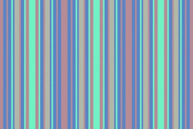 Turkuaz ve kırmızı renklerde kumaş desenli dikey vektör arkaplan çizgileri..