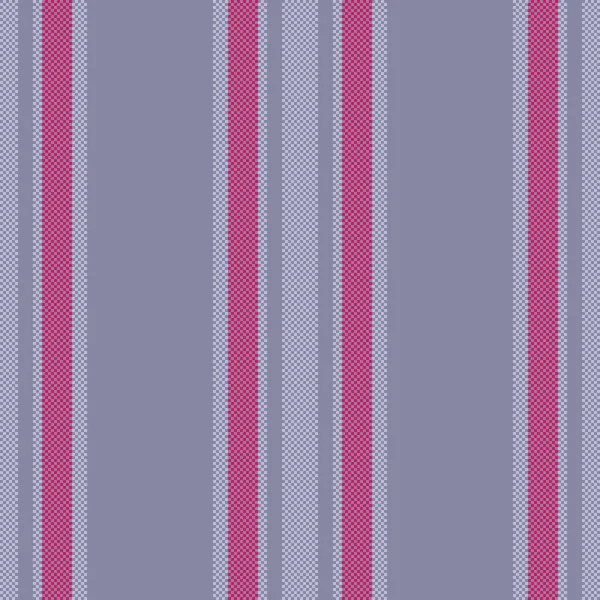 Textile Nahtlose Vertikale Textur Streifen Mit Linien Vektormuster Hintergrund Pastell — Stockvektor