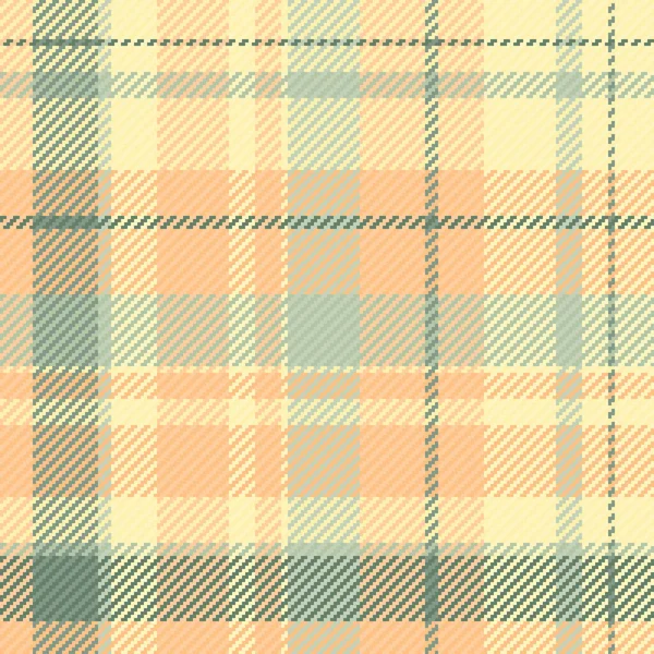 Fabric Vector Plaid Seamless Check Textile Texture Pattern Background Tartan — 스톡 벡터