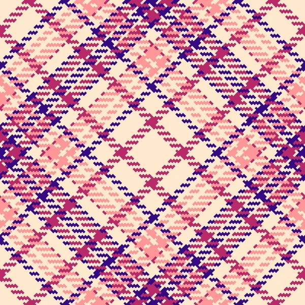 Texture Background Vector Tartan Plaid Textile Seamless Check Pattern Fabric — Stock Vector