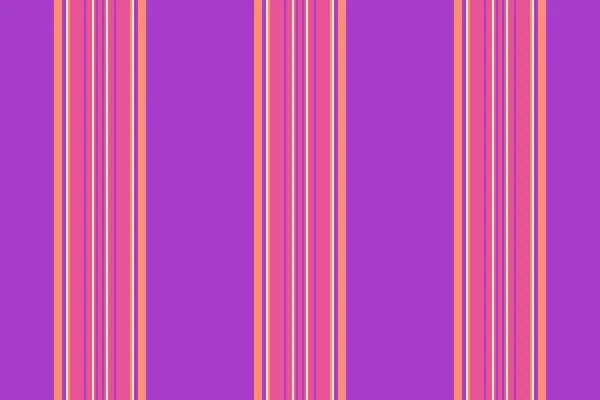 紫とピンクの色でストライプの背景垂直シームレスとテキスタイルテクスチャベクトルのラインパターン生地 — ストックベクタ