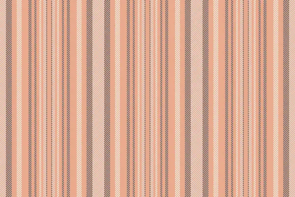 带条纹线纹理的橙色和彩色背景织物的垂直矢量图案 — 图库矢量图片