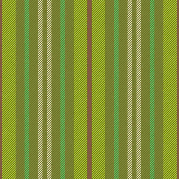ライムと緑の色でテクスチャストライプシームレスベクトルと線の垂直背景の生地パターン繊維 — ストックベクタ