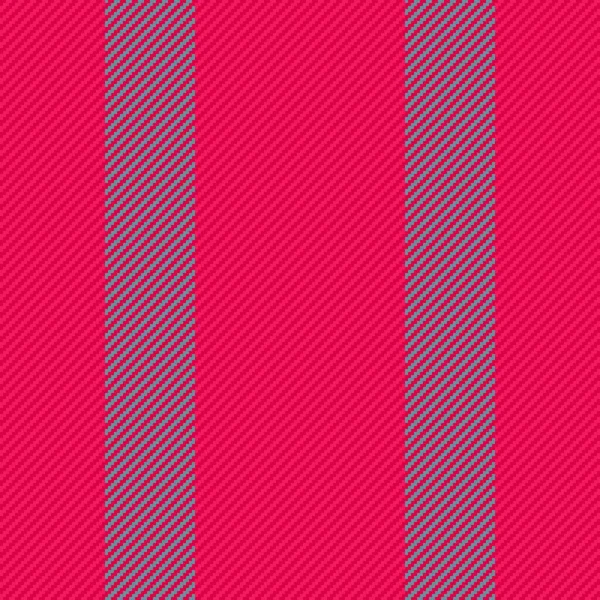 赤とシアンの色でテクスチャファブリックラインパターンを持つシームレス垂直ベクトルの背景繊維ストライプ — ストックベクタ