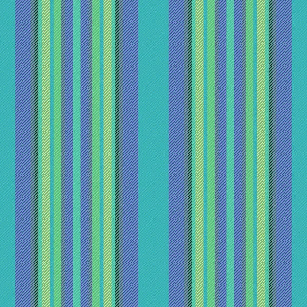 Nahtlose Hintergrundtextur Aus Textilen Vertikalen Streifen Mit Einem Linienvektormuster Türkis — Stockvektor