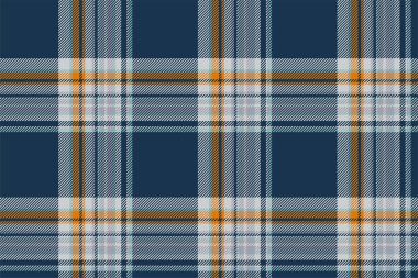 Ekose arka plan, kusursuz mavi deseni kontrol et. Tekstil baskısı için vektör kumaş dokusu, ambalaj kağıdı, hediye kartı, duvar kağıdı düz tasarım.