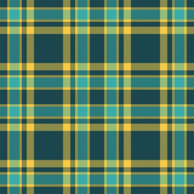 Yeşil desenli ekose desenli. Kumaş dokusunu kontrol et. Vektör tekstil baskı tasarımı.
