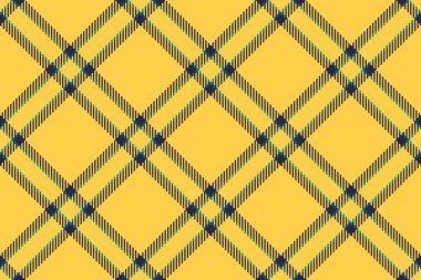 Kehribar ve koyu renkli vektörsüz arkaplan desenli ekose kumaş dokusu kontrolü.